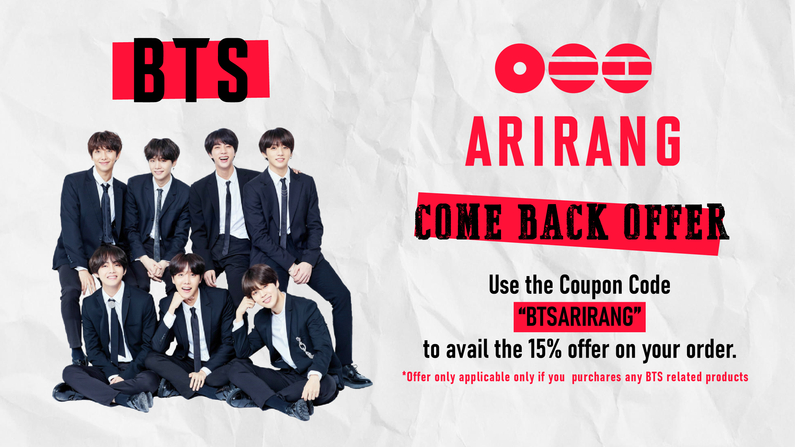 BTS arirang_bts ariran hompage